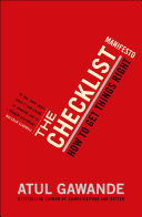 (PDF DOWNLOAD) The Checklist Manifesto : How To Get Things Right